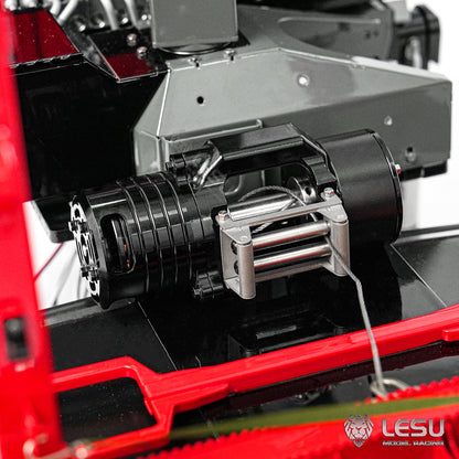 LESU 1/14 Truck-Mounted Log Grabber with Rotating Hydraulic Timber Crane - Simulation Engineering Vehicle LS-Z0073