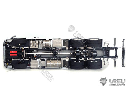 LESU 1/14 Tamiya FH16 wood car 6*6 full metal chassis simulation model