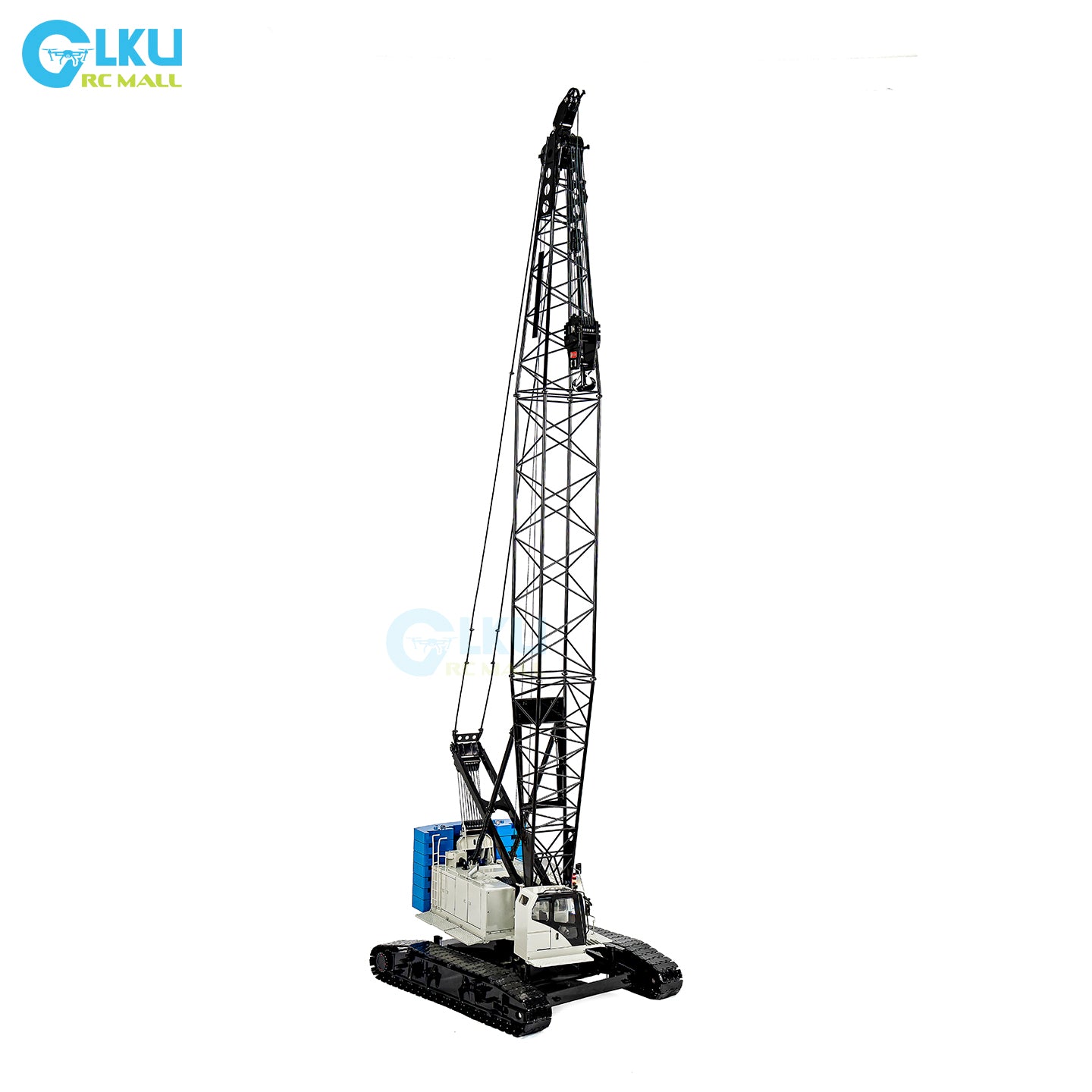 CUT 1/14 C1200 Tracked Truss Hydraulic Crane Simulation Engineering Metal RC Model