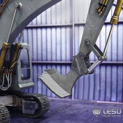 LESU 1/14 simulation hydraulic excavator PC360, wheel excavator, small short tail modified quick-release metal compactor accessories