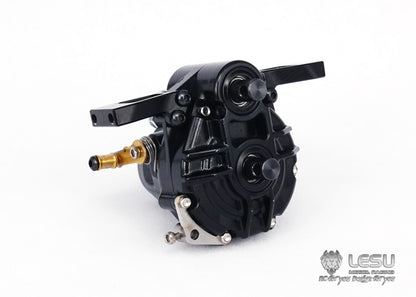 LESU 1/14 Tamiya tractor truck dump truck model central differential time-sharing all-wheel drive transfer case F-5020