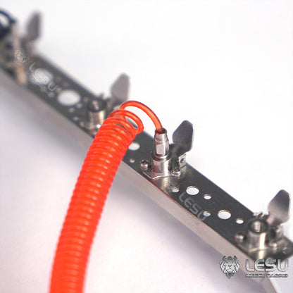 1/14 simulation truck gas pipe line rack equipment rack decoration modification accessories fixed Tamiya model LESU