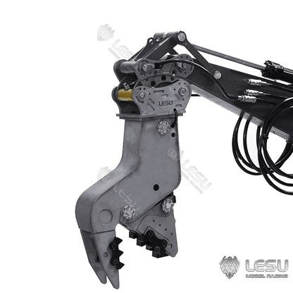 LESU 1/14 Engineering Hydraulic Excavator CAT 374F Modified Quick Release Hydraulic Metal Clamp Accessories