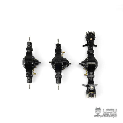 1/14 truck Tamiya tractor axle Q-900 series differential lock flange bridge mud army truck DIY model LESU
