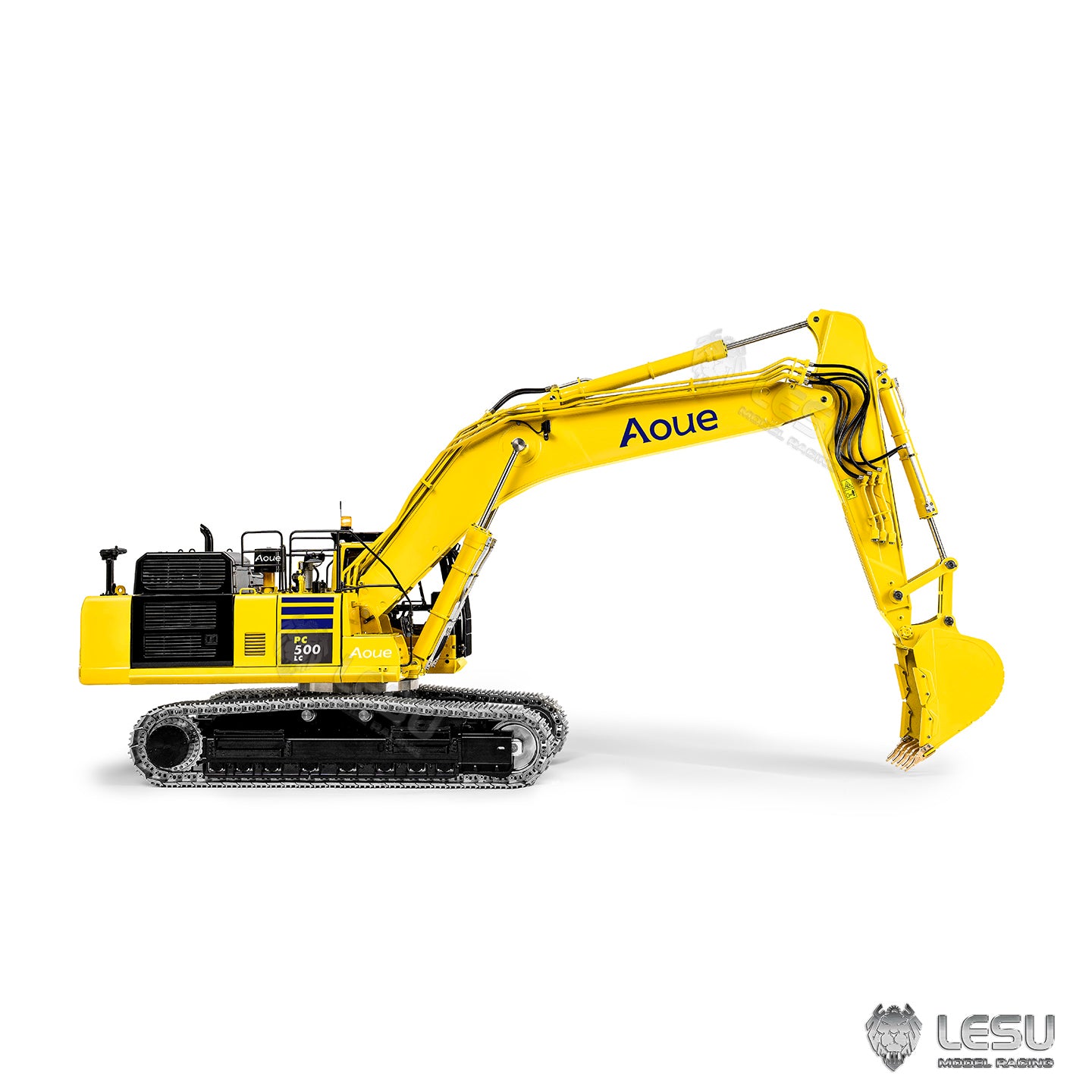 LESU 1/14 Scale Hydraulic Construction Model (1 Pump, 7 Valves) – BA-B0019 Aoue-PC500LC Excavator with Two-Section Boom