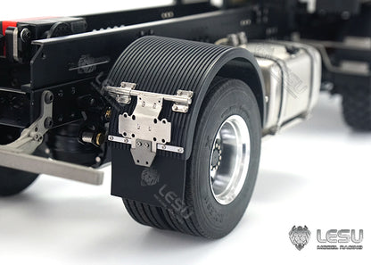 1/14 model toy dump truck Tamiya tractor metal modified parts semicircular rear light frame fender LESU