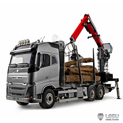 1/14 Truck Tractor Model Hydraulic Truck Crane Timber Crane with Flying Arm LS-A0002 Tamiya 8-way Valve