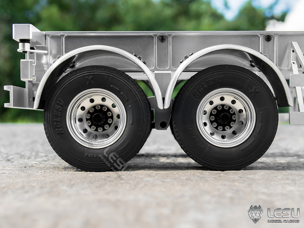 LESU1/14 Tamiya truck Maersk semi-trailer model 20 feet 40 feet trailer container chassis frame trailer