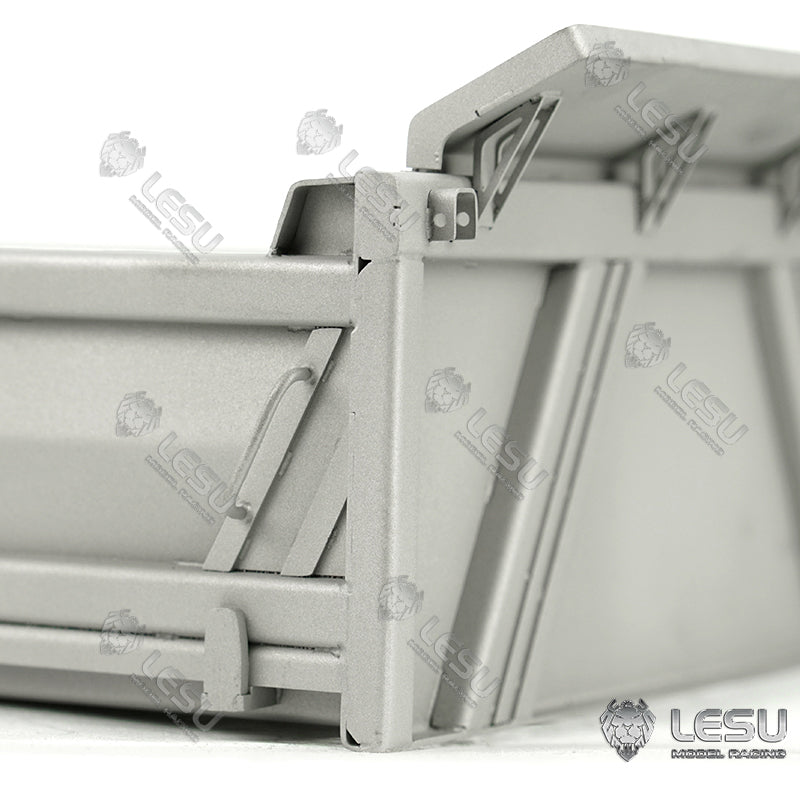 LESU 1/14 Tamiya Truck MAN TGS 4x4 Hydraulic Dump Truck Metal Truck Box