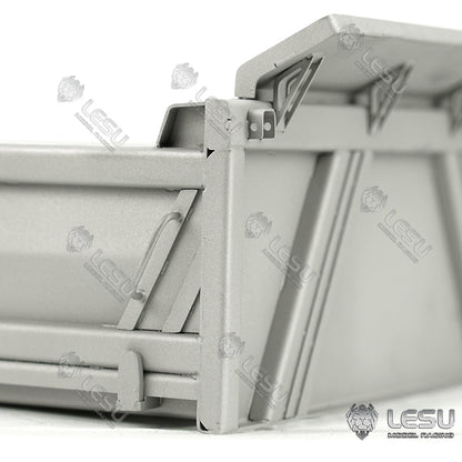 LESU 1/14 Tamiya Truck MAN TGS 4x4 Hydraulic Dump Truck Metal Truck Box
