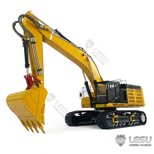 LESU 1/14 CAT 374F Heavy Excavator Remote Control Hydraulic Excavator Model Toy Full Metal Simulation Model