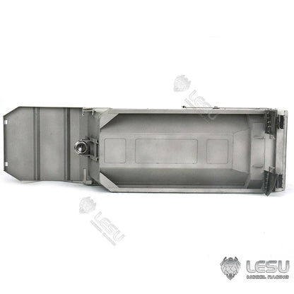 LESU 1/14 Tamiya truck remote control model toy hydraulic front cylinder 8*8 dump truck modified metal container