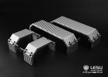 1/14 Truck Tamiya Tractor Sand Plate LS-20160901-A2 Mud Dump Truck Stainless Steel Front Wheel Fender