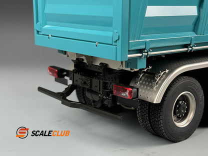SCALECLUB 1/14 MAN TGS Mud Head Three-way Hydraulic Dump Full Metal Remote Control Truck Model