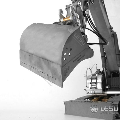 LESU 1/14 Engineering Machinery Model Excavator ET35 Modified Quick Release Tool Hydraulic Tilt Bucket Attachment