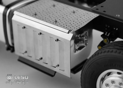 LESU 1/14 Tamiya benz1851 3363 tractor truck 6X4 metal chassis remote control model truck modification