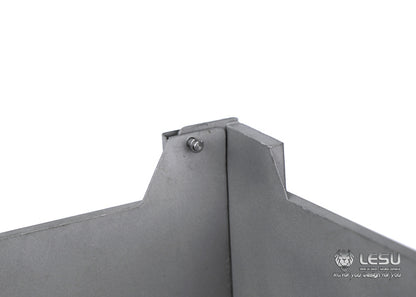 LESU 1/14 Tamiya Truck Model 8X8 Center Cylinder Dump Truck Bucket Stainless Steel Bucket LS-A0003