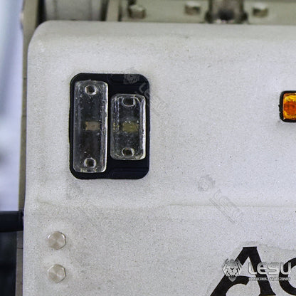 LESU 1/14 simulation model engineering crawler Bobcat skid steer loader rear taillight turn signal DIY modified taillight