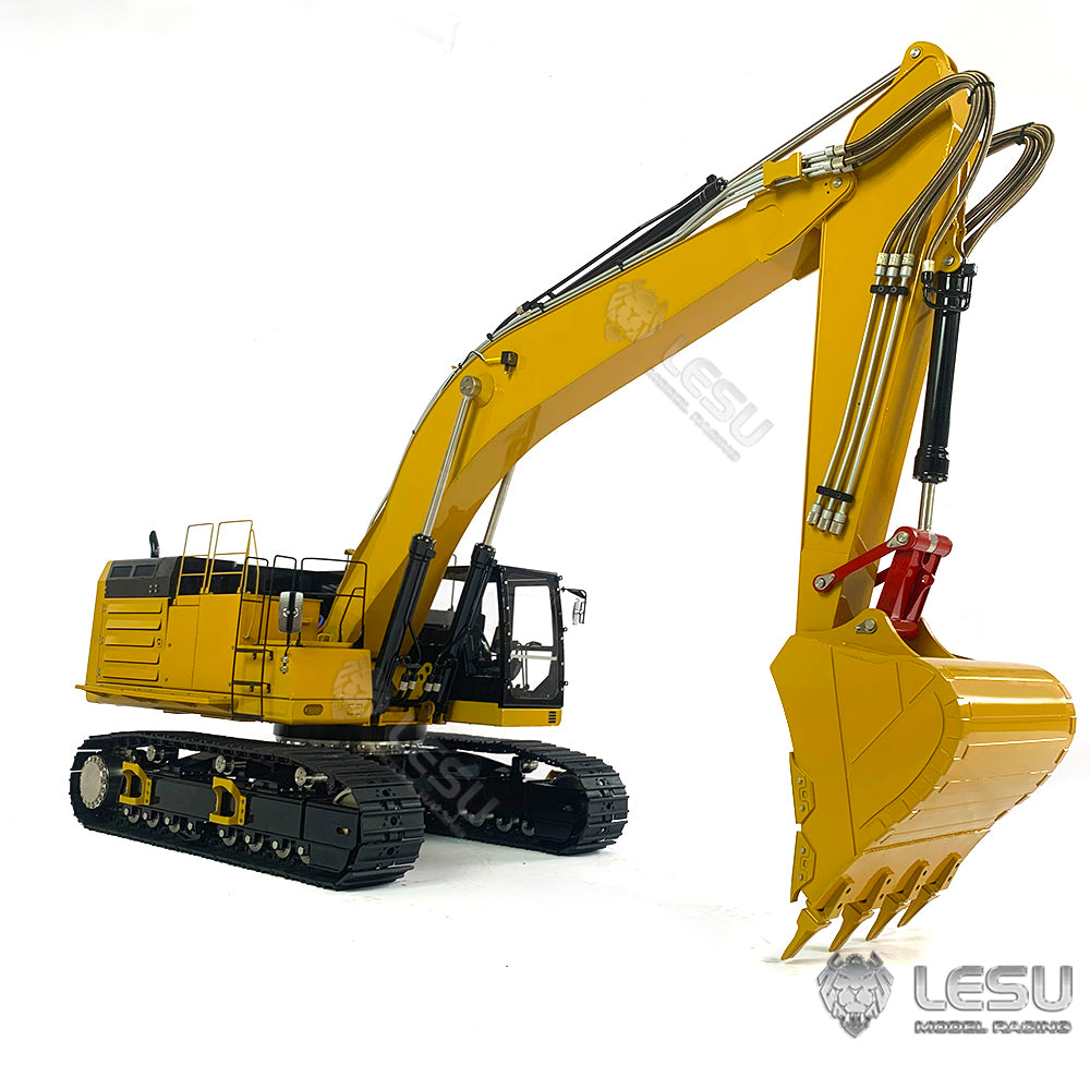 LESU 1/14 CAT 374F Heavy Excavator Remote Control Hydraulic Excavator Model Toy Full Metal Simulation Model