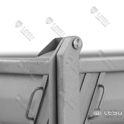 LESU 1/14 Tamiya Truck MAN TGS 4x4 Hydraulic Dump Truck Metal Truck Box