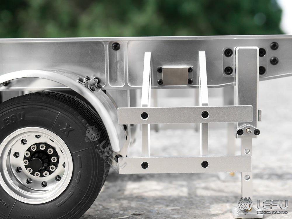 LESU1/14 Tamiya truck Maersk semi-trailer model 20 feet 40 feet trailer container chassis frame trailer