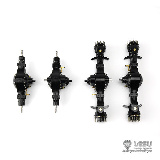 1/14 truck Tamiya tractor axle Q-900 series differential lock flange bridge mud army truck DIY model LESU