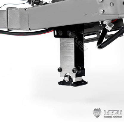 LESU 1/14 full trailer dump truck trailer CNC bucket center hydraulic cylinder lifting LS-A0051-B