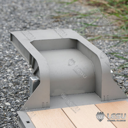 LESU 1/14 Tamiya Truck Engineering Trailer Metal Small Wheel Semi-trailer LS-A0005