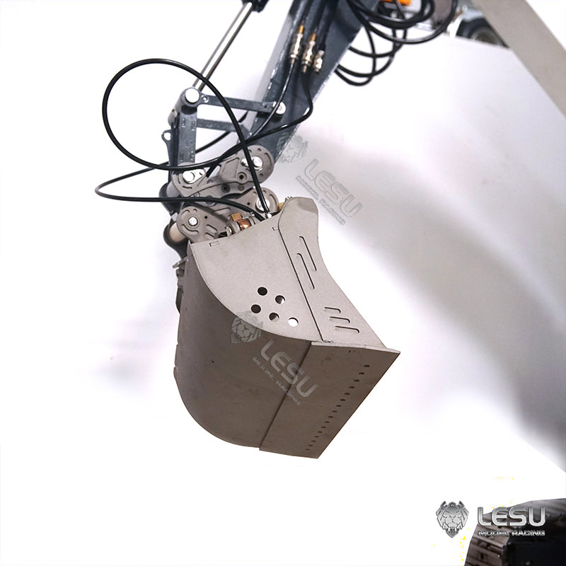 LESU 1/14 Engineering Hydraulic Excavator CAT 374F Modified Quick Release Tool Hydraulic Tilt Bucket Attachment