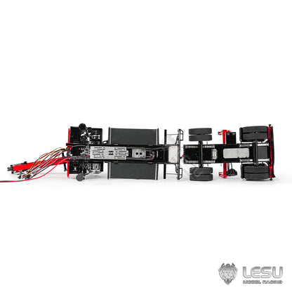 LESU 1/14 Truck-Mounted Log Grabber with Rotating Hydraulic Timber Crane - Simulation Engineering Vehicle LS-Z0073