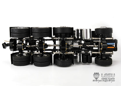 LESU 1/14 Tamiya Scania R470 R620 heavy tractor truck 8X8 full drive differential lock axle finished chassis remote control model