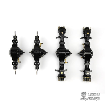 1/14 truck Tamiya tractor axle Q-900 series differential lock flange bridge mud army truck DIY model LESU