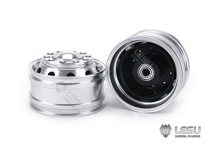 1/14 truck toy aluminum alloy CNC made front wheel hub W-2051 Tamiya tractor model accessories