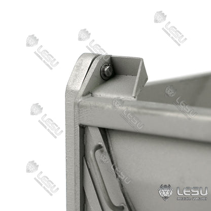 LESU 1/14 Tamiya Truck MAN TGS 4x4 Hydraulic Dump Truck Metal Truck Box