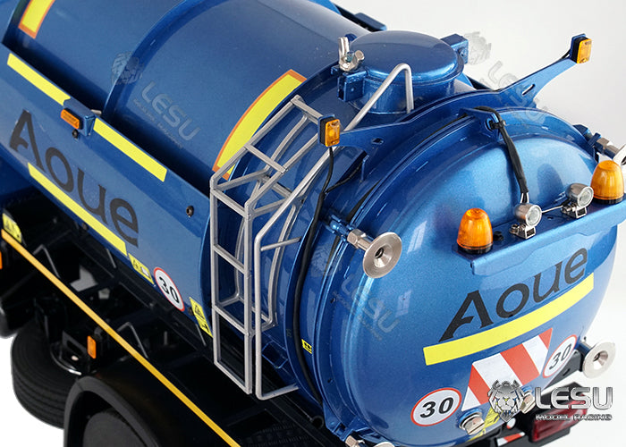 LESU 1/14 Simulation Model Toy 4X4 Vacuum Tank Water Suction Car