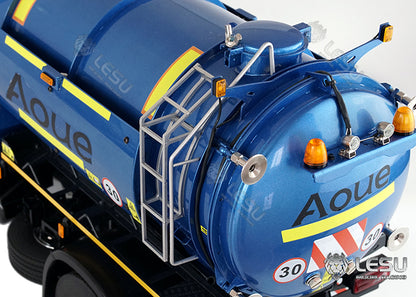 LESU 1/14 Simulation Model Toy 4X4 Vacuum Tank Water Suction Car