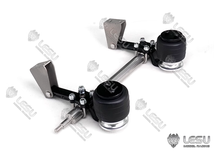 1/14 Truck Semi-trailer Airbag Suspension Non-powered Axle Set DIY Accessories