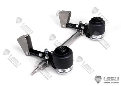 1/14 Truck Semi-trailer Airbag Suspension Non-powered Axle Set DIY Accessories