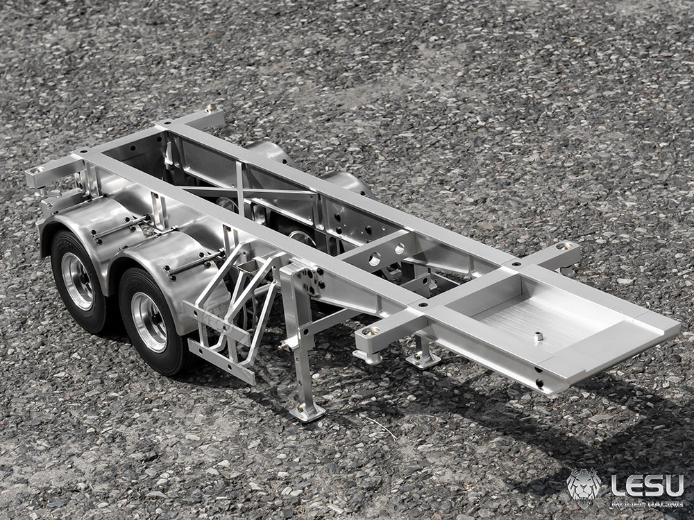 LESU1/14 Tamiya truck Maersk semi-trailer model 20 feet 40 feet trailer container chassis frame trailer