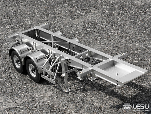 LESU1/14 Tamiya truck Maersk semi-trailer model 20 feet 40 feet trailer container chassis frame trailer