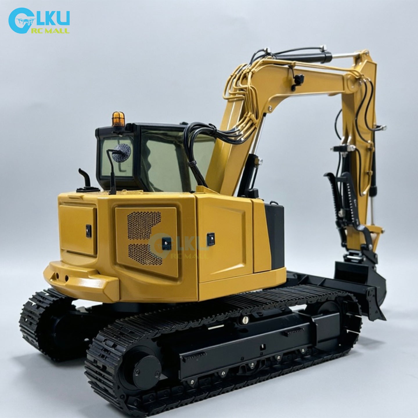 BMG 1/14 Metal Hydraulic Mini Remote Control Model CAT-308 RTR Thumb Clip Excavator