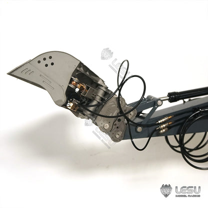 LESU 1/14 Engineering Hydraulic Excavator CAT 374F Modified Quick Release Tool Hydraulic Tilt Bucket Attachment