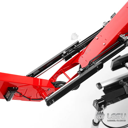 LESU 1/14 truck model FH16 6*6 timber crane complete vehicle without cab Tamiya timber truck