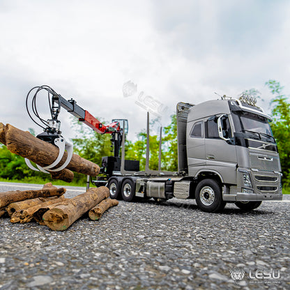 1/14 Truck Tractor Model Hydraulic Truck Crane Timber Crane with Flying Arm LS-A0002 Tamiya 8-way Valve