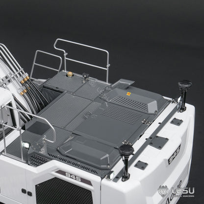 LESU 1/14 Engineering Remote Control Hydraulic Model CNC 7-way Directional Valve Aoue-945 Long Arm Excavator BA-B0034