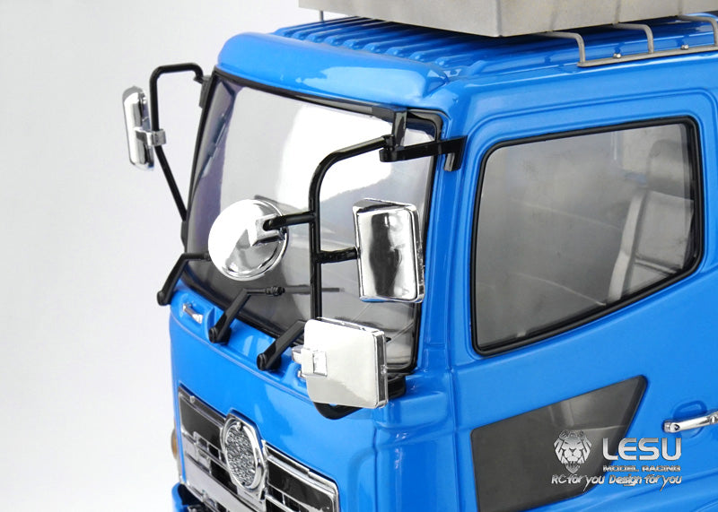 LESU 1/14 Tamiya Hino Truck Metal 6X6 High Torque Hydraulic Dump Truck Model Chinese Style LS-20130014-B