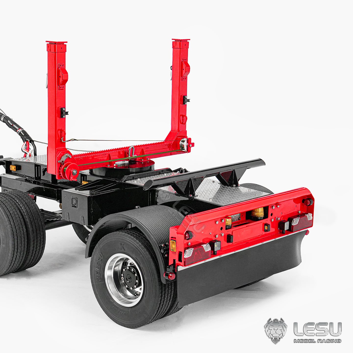 LESU 1/14 Truck-Mounted Log Grabber with Rotating Hydraulic Timber Crane - Simulation Engineering Vehicle LS-Z0073