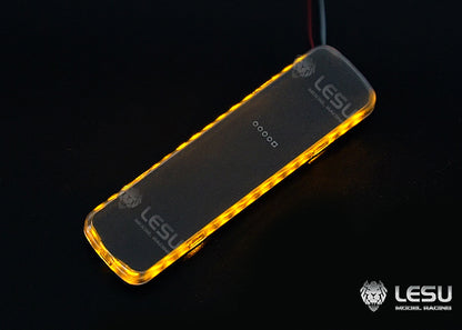 S-1311-B -RB for Tamiya 1/14 RC Truck LESU LED Red Blue Yellow Variable Mode Metal Engineering Vehicle Warning Light Parts