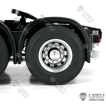 LESU 1/14 Tamiya Volvo 6X6 tractor truck model toy model metal chassis shell can be directly installed