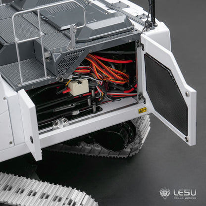 LESU 1/14 Engineering Remote Control Hydraulic Model CNC 7-way Directional Valve Aoue-945 Long Arm Excavator BA-B0034